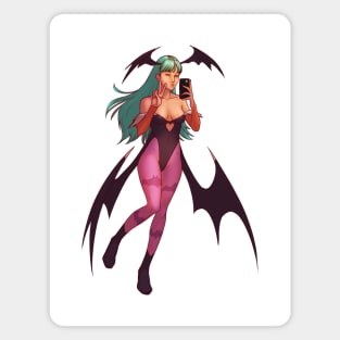 Morrigan Selfie Magnet